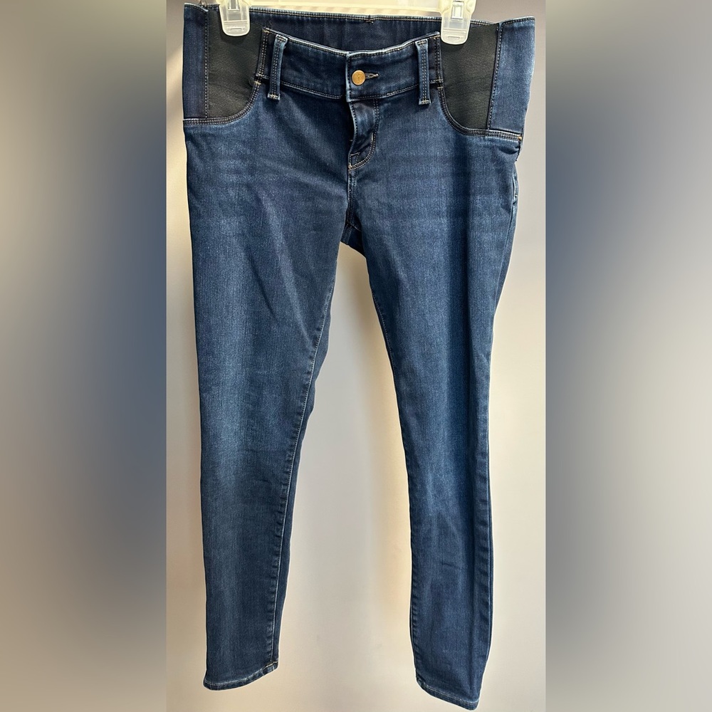 Isabel Maternity by Ingrid & Isabel Size 8 Dark Blue Skinny Maternity Jeans